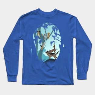 Dog Forest Long Sleeve T-Shirt